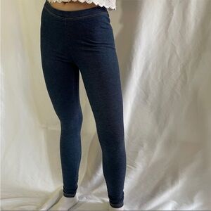 Dark Wash Stretch Denim Jeggings High Rise Skinny Pants Betsey Johnson